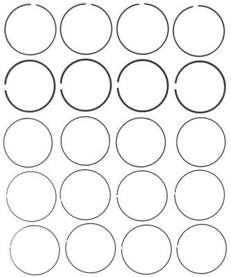 Juego de anillo para pistón