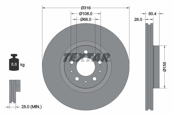 Brake Disc 92126603