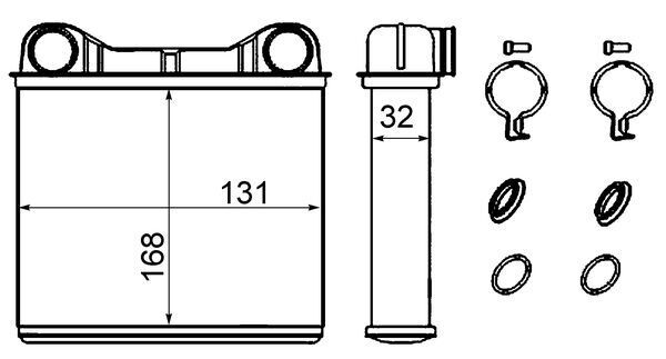 Wärmetauscher, Innenraumheizung