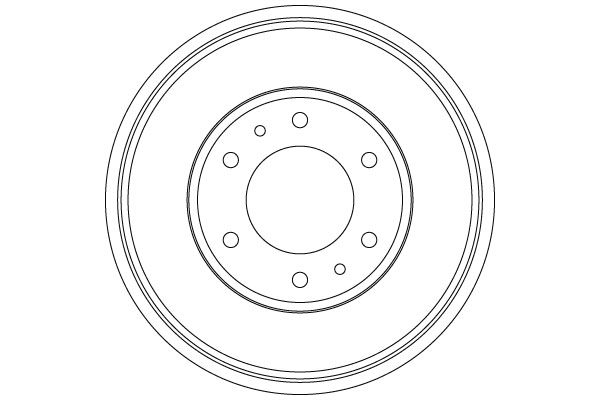 TRW BRAKE DRUM - TecDoc 2