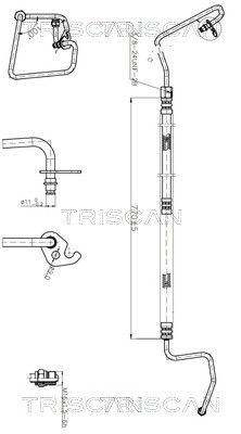 Hydraulikschlauch, Lenkung Hydraulikschlauch, Lenkung