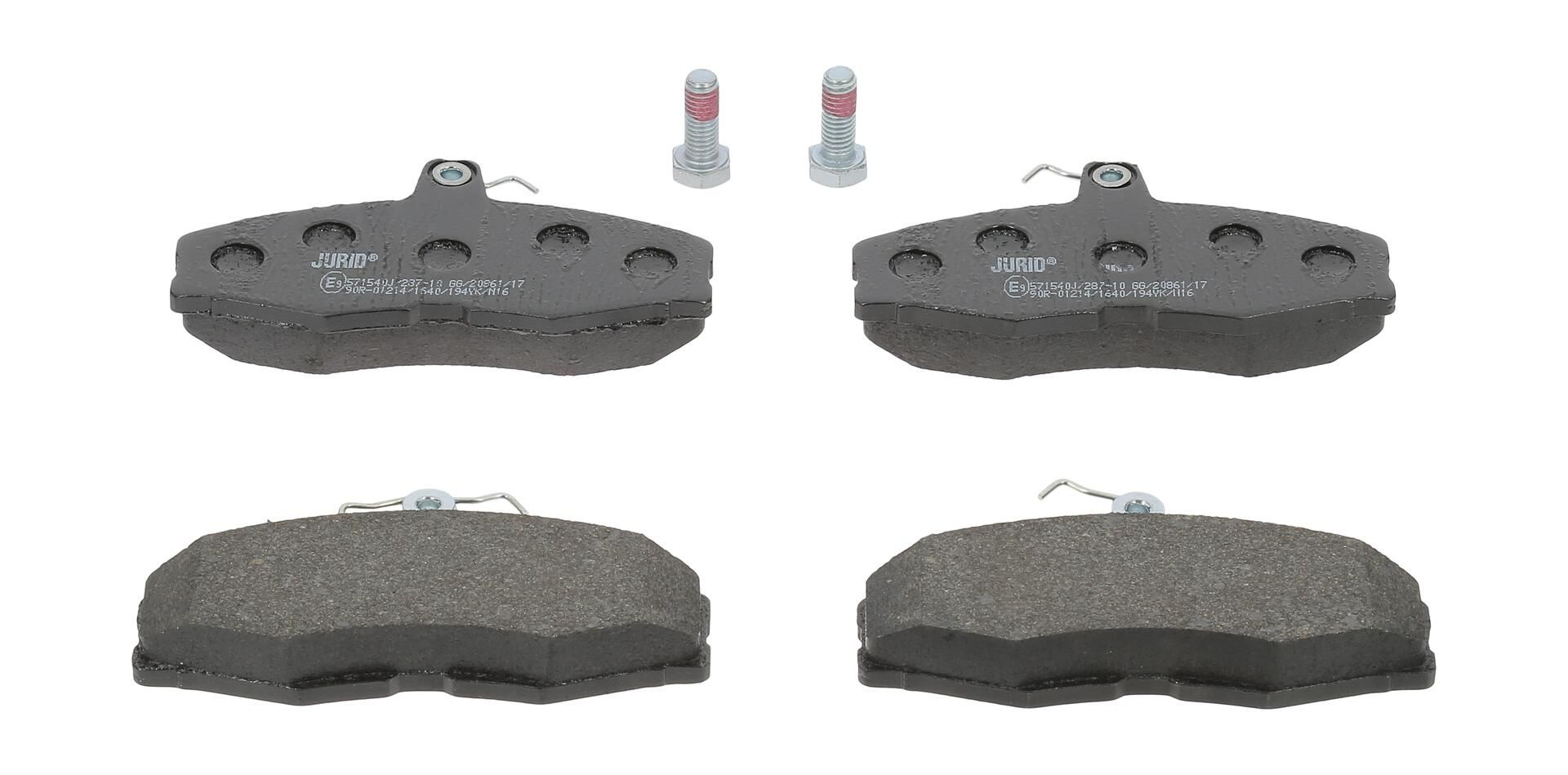 Bremsbelagsatz, Scheibenbremse