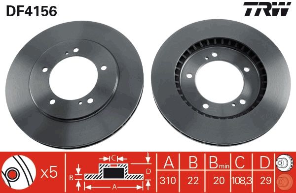 PAIRE DE DISQUES  9900