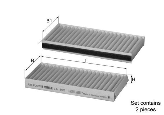 Filter, cabin air LA 392/S