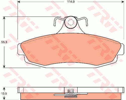 TRW DISC BRAKE PADS - TecDoc Only