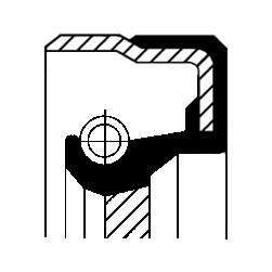 CORTECO 12001475B - Wellendichtring, Kurbelwelle