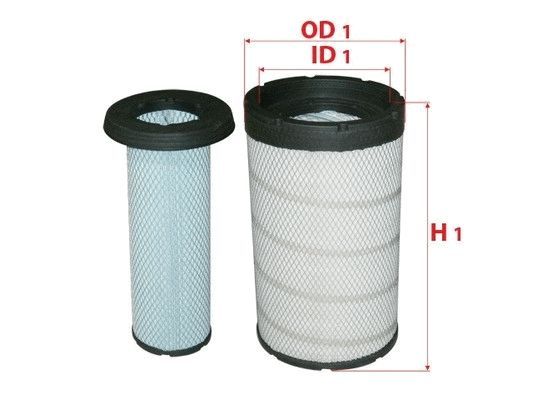 AIR FILTER FITS AA90138 - TecDoc Only