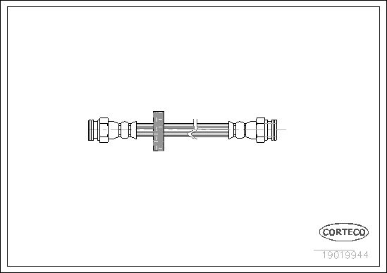 FLEXIBLE DE FREIN FIAT PALIO, SI  0705