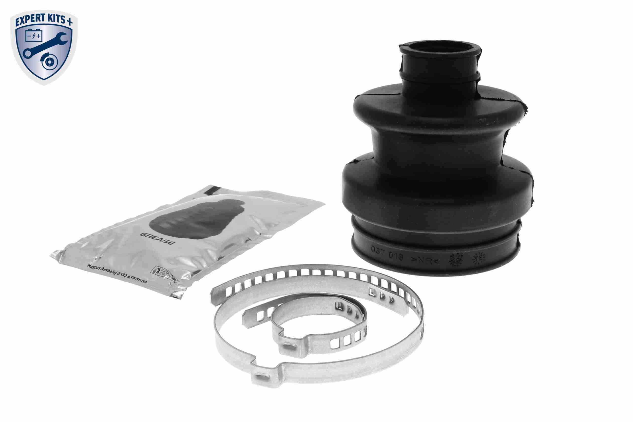 Faltenbalgsatz, Antriebswelle