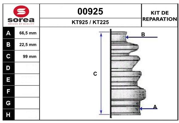 KIT D'ETANCHEITE 00925  .