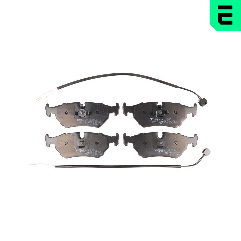 OPTIMAL BP-10044 - Bremsbelagsatz, Scheibenbremse