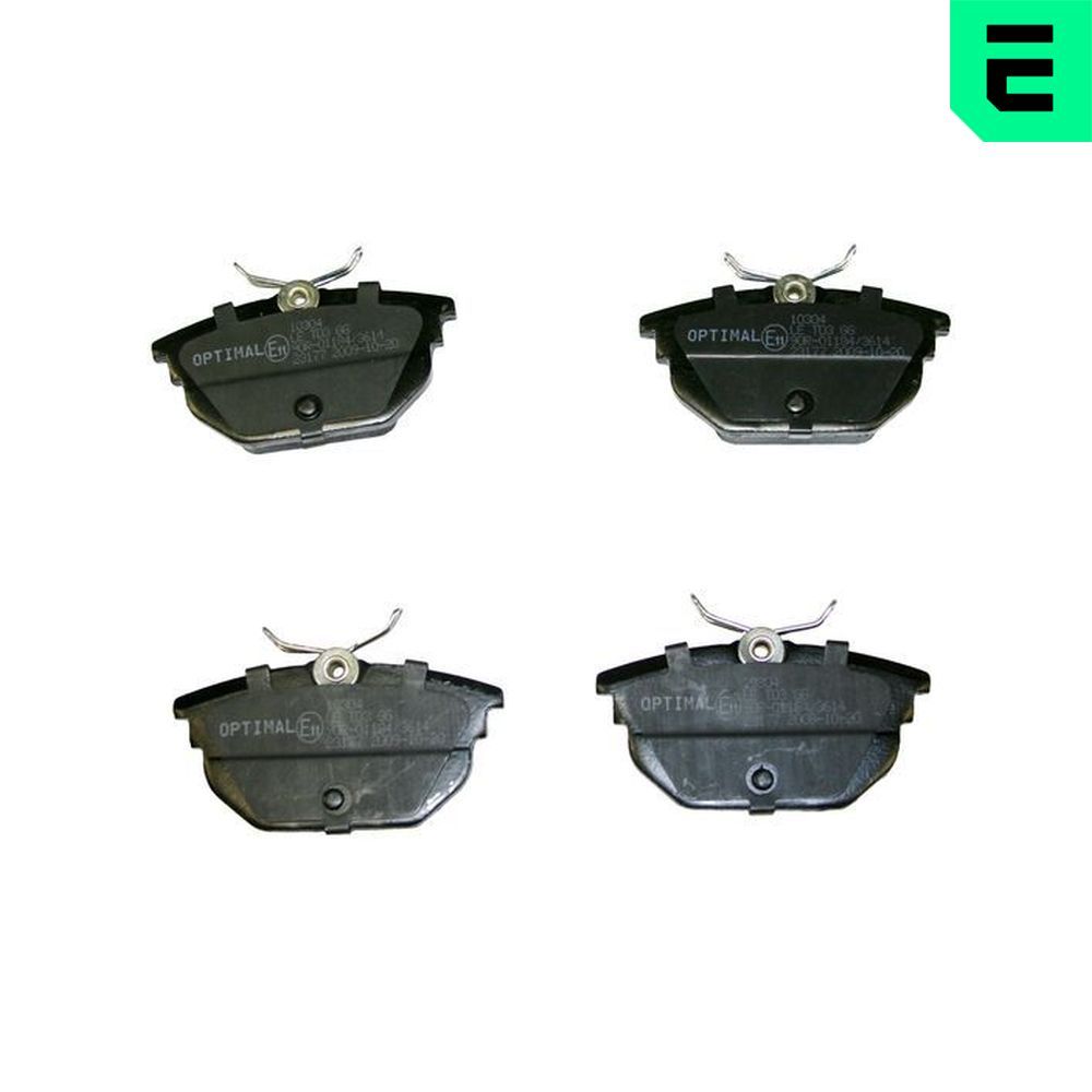 OPTIMAL BP-10304 - Bremsbelagsatz, Scheibenbremse
