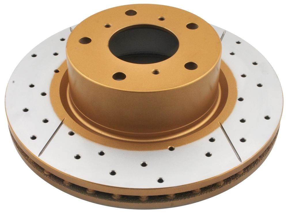 Street Gold Cross-drill/slotted KP [ Holden 97-07 VT-VZ F ] - TecDoc 1