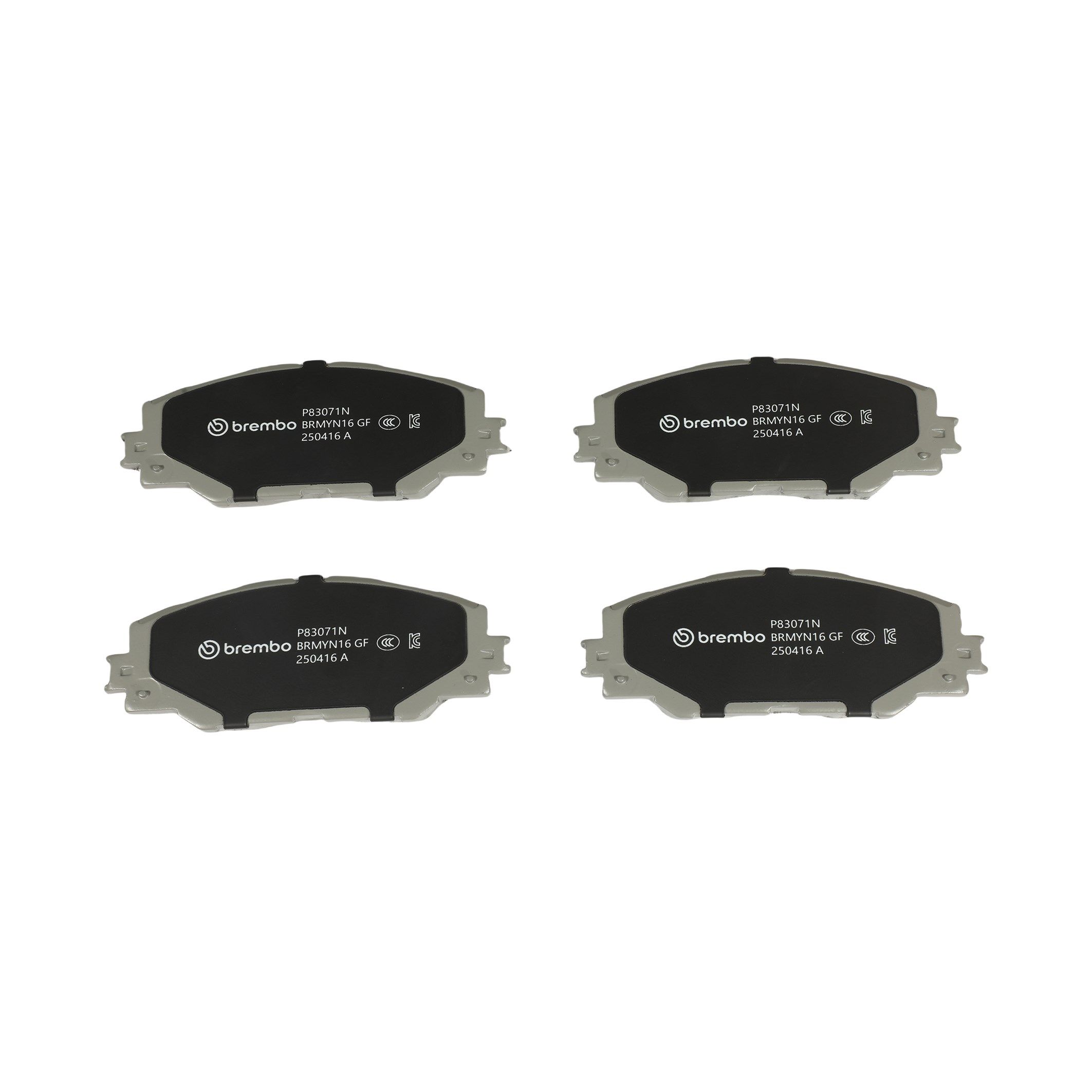 BREMBO DISC PAD -  TOYOTA RAV 4 2.4 05-18 (FRT) - TecDoc 2