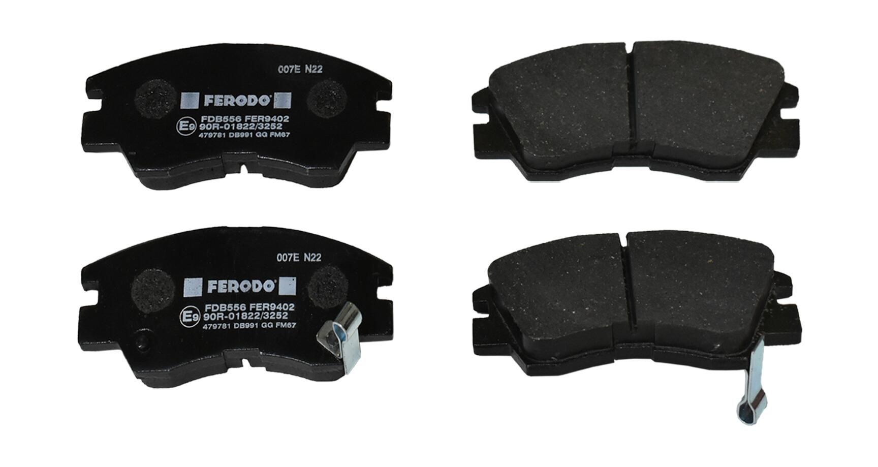 FERODO FDB556 - Bremsbelagsatz, Scheibenbremse PREMIER ECO FRICTION