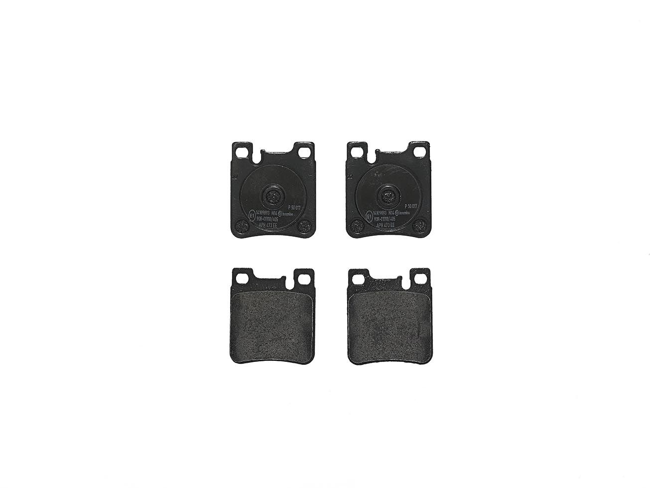 BREMBO P 50 017 - Bremsbelagsatz, Scheibenbremse PRIME LINE