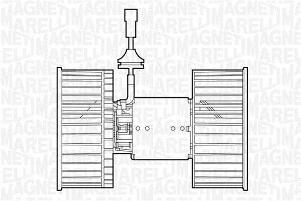 069412534010 MAGNETI MARELLI Utastér-ventilátor