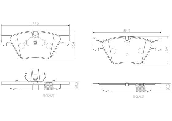 BMW 120D E87 07-10 (FRT) - TecDoc 1