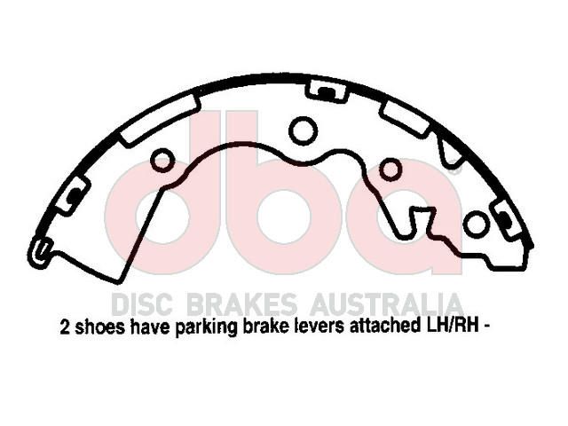 Street Series Brake Shoes [Kia Rio 2005-11 203.2mm] - TecDoc Only