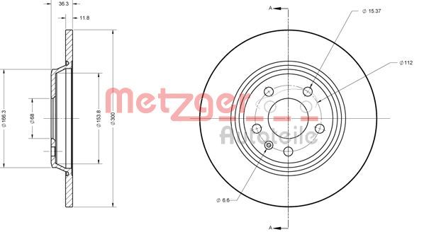 Brake Disc 6110125