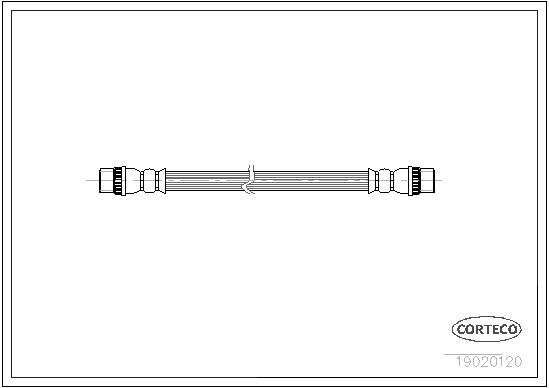 FLEXIBLE DE FREIN OPEL-RENAULT  0705