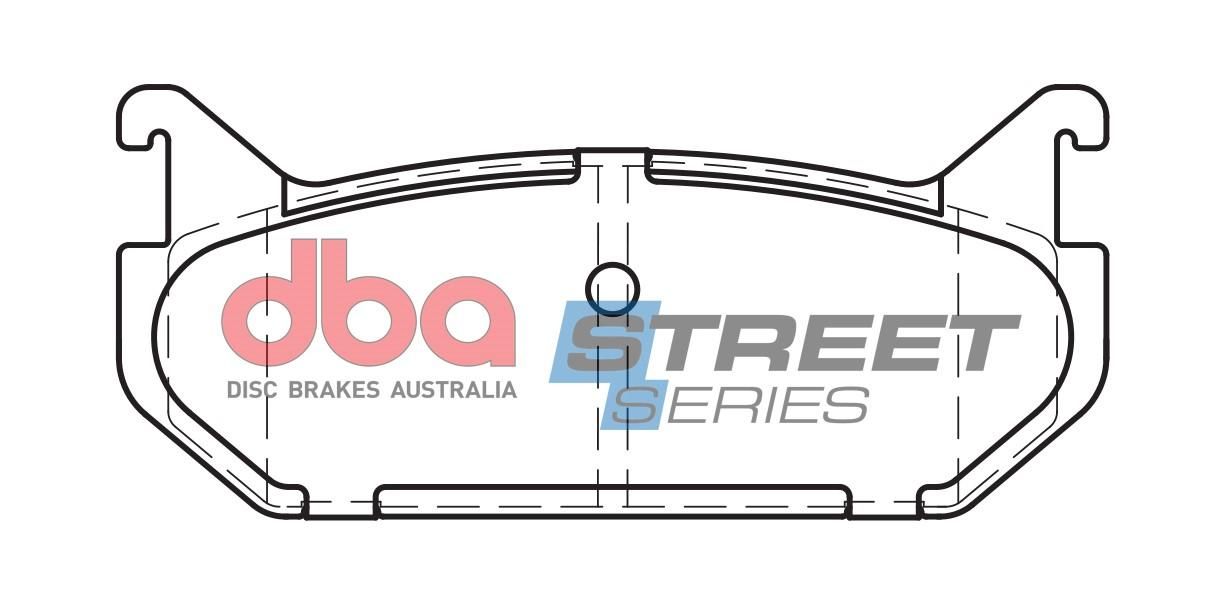DBA SS STREET SERIES BRAKE PADS [ Eunos/Ford & Mazda 1991-99 R ] - TecDoc Only