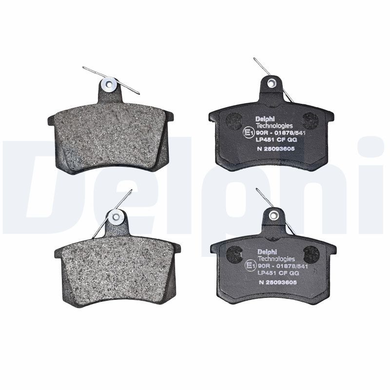 Bremsbelagsatz, Scheibenbremse