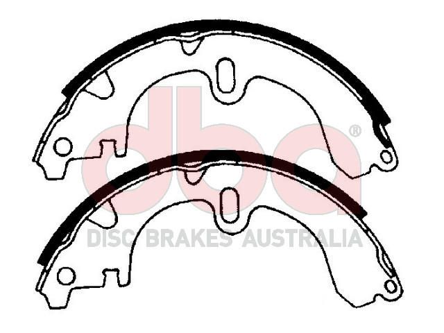 Street Series Brake Shoes [Toyota Corolla 1983-94 200mm] - TecDoc Only