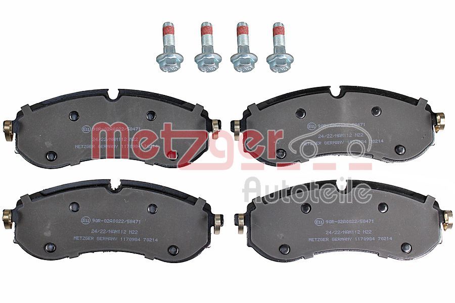 Brake Pad Set, disc brake 1170984