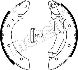 Brake Shoe Set 53-0351