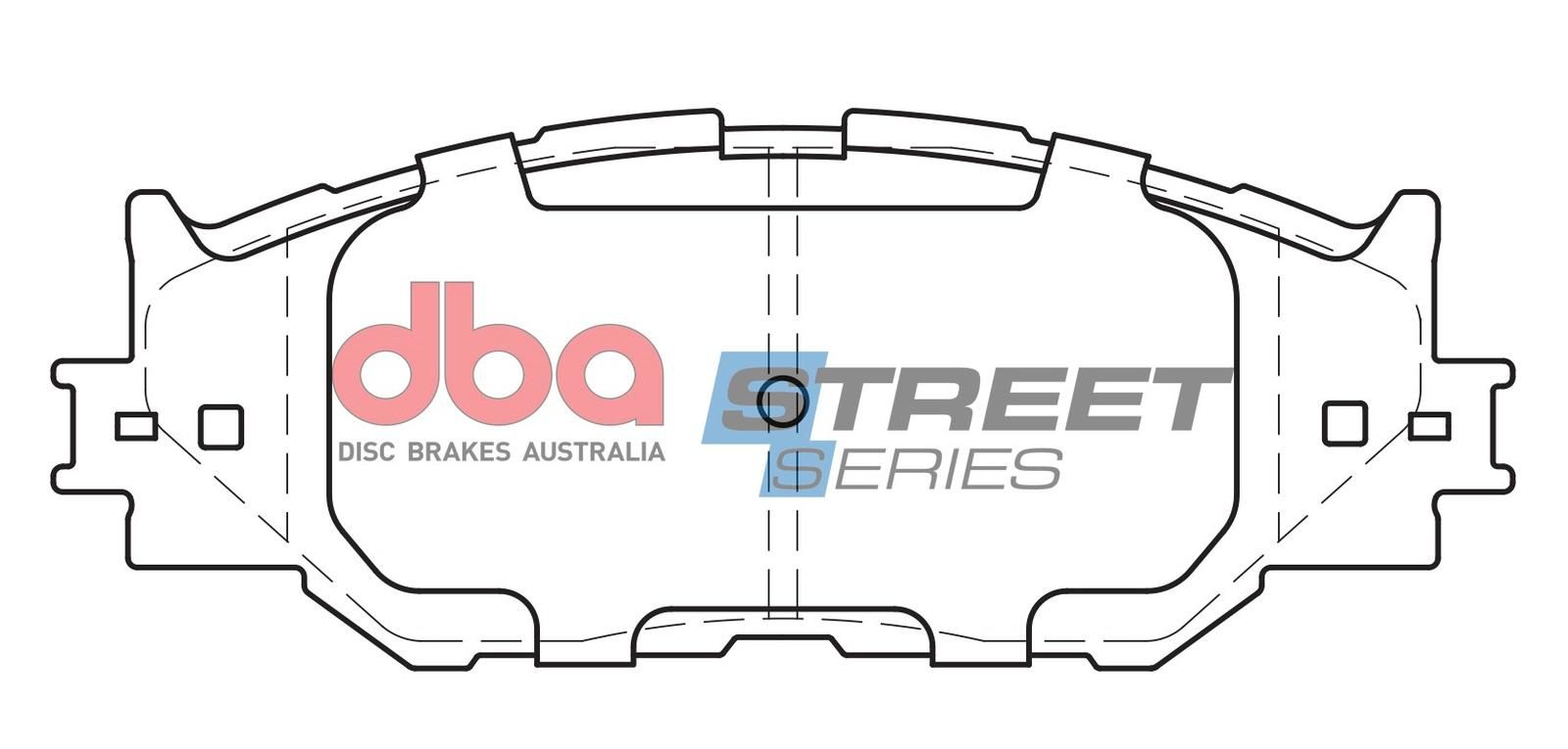DBA SS STREET SERIES BRAKE PADS [ Lexus 2006-2014 F ] - TecDoc Only