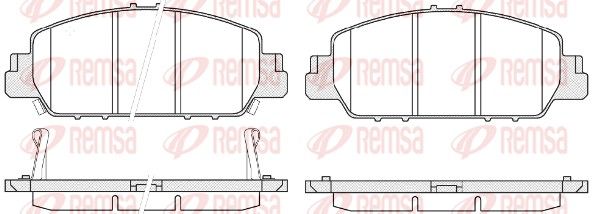 Premium Front Brake Pad Set Premium Front Brake Pad Set