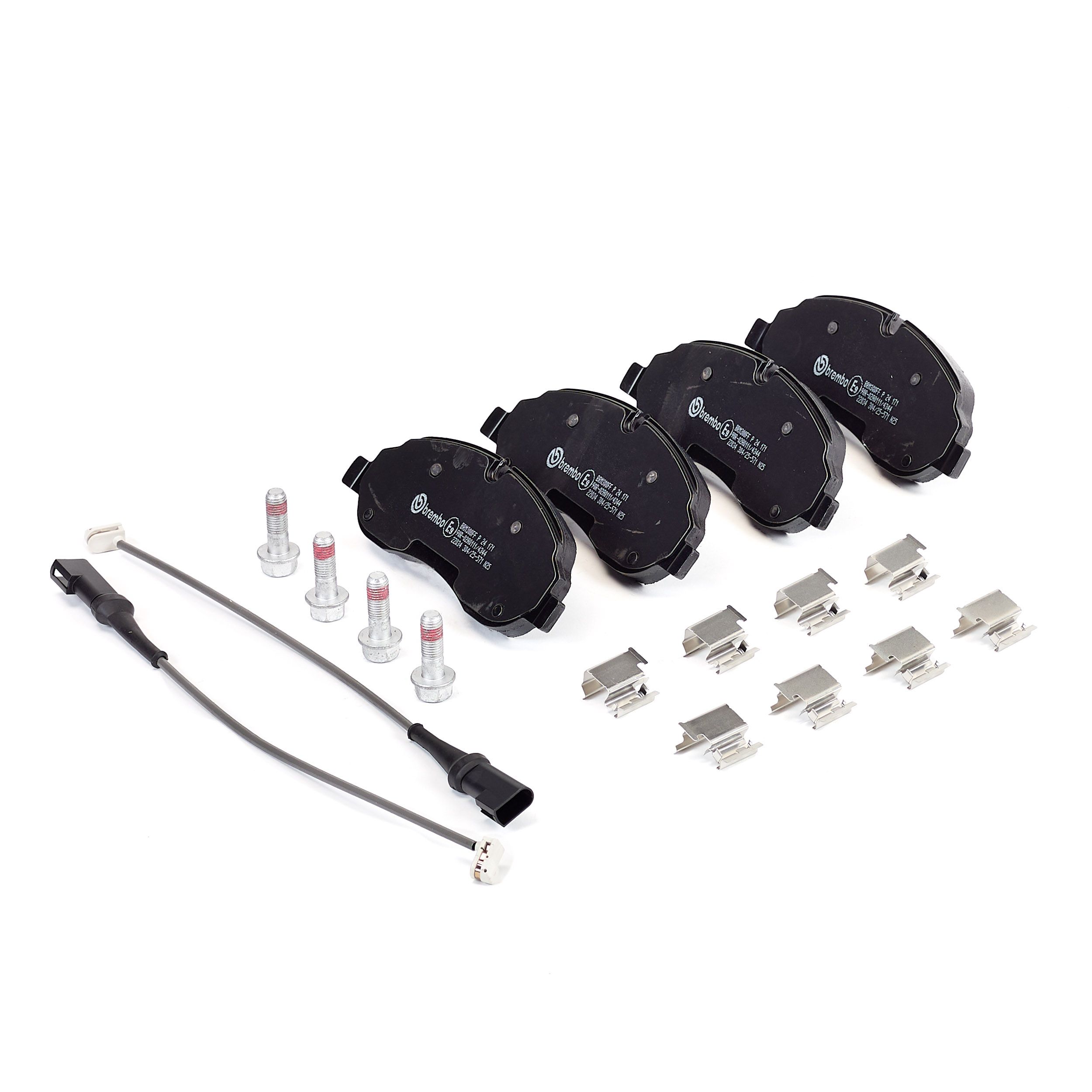 BREMBO DISC PAD -  FORD TRANSIT LWB 14-On (FRT) *2 W/Sensor - TecDoc 2