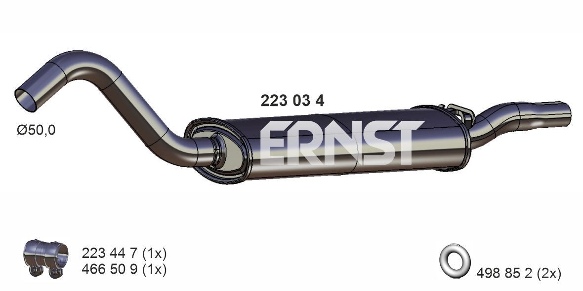 ERNST 223034 - Endschalld&auml;mpfer