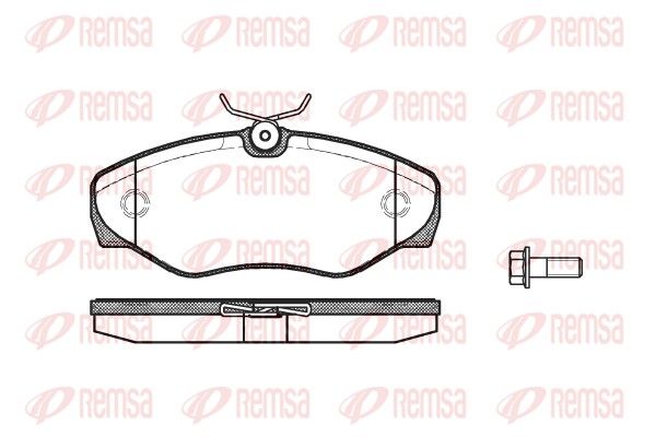 Brake Pad Set, disc brake 0834.10