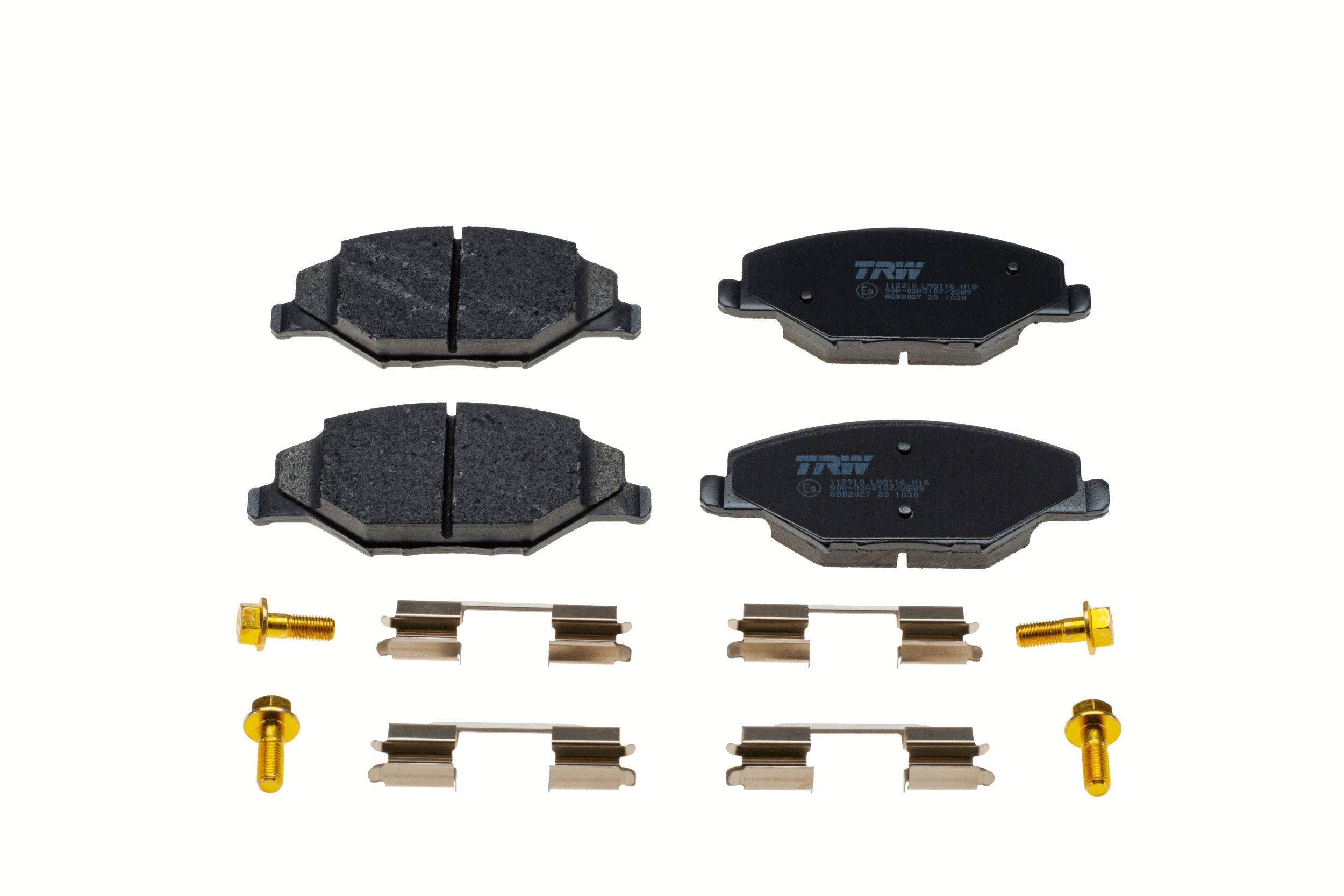 TRW DISC BRAKE PADS - TecDoc 2
