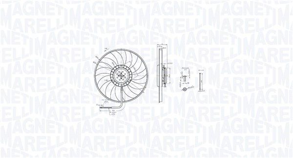 MAGNETI MARELLI 069422848010 - Lüfter, Motorkühlung