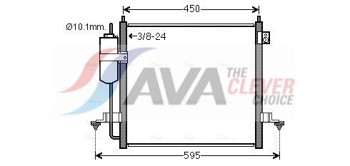 MT5218D AVA QUALITY COOLING ** CLEVER FIT ** kondenzátor, klíma