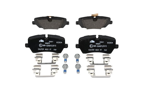 Brake Pad Set, disc brake 13.0460-2604.2