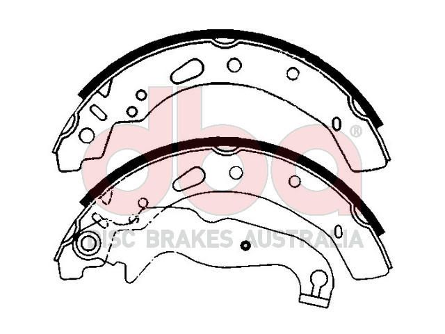 Street Series Brake Shoes [Mazda 2 200mm] - TecDoc Only