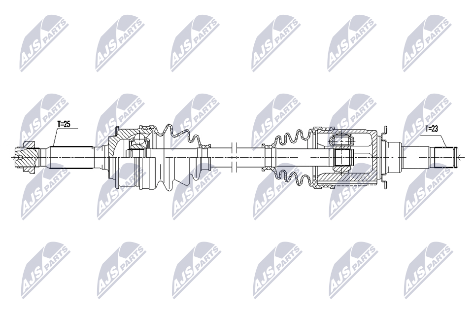 NTY NPW-MS-124 Antriebswelle