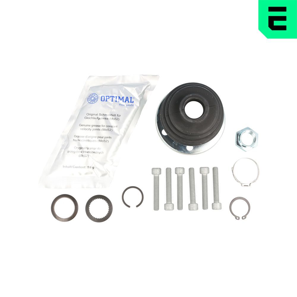 Faltenbalgsatz, Antriebswelle