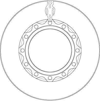 TRW BRAKE DISC - TecDoc 2