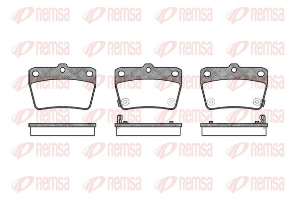 Premium Rear Brake Pad Set Premium Rear Brake Pad Set