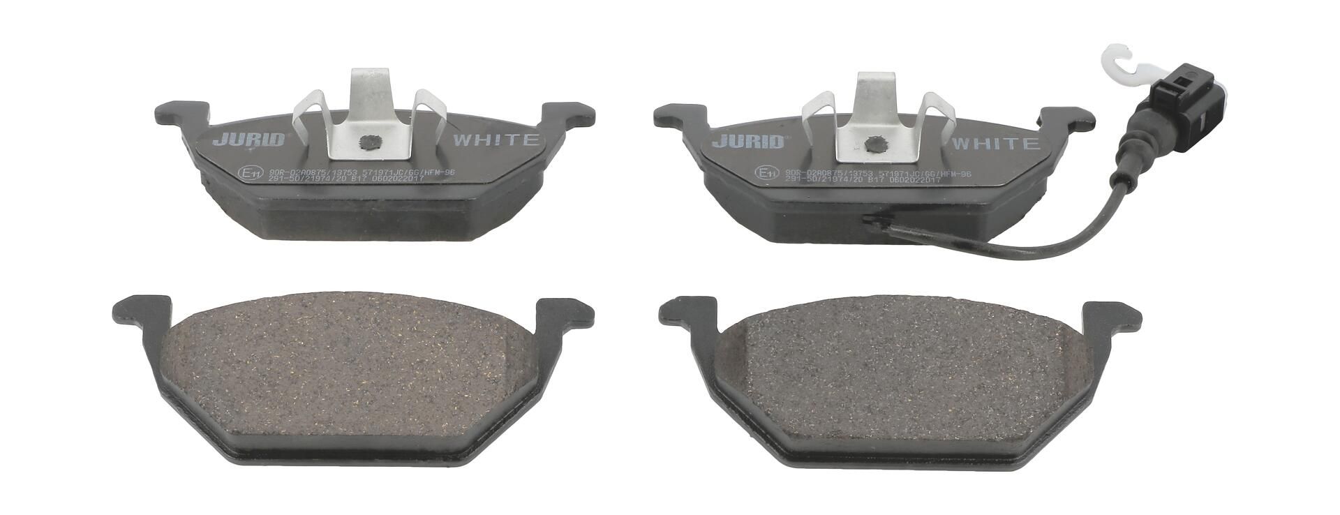 Bremsbelagsatz, Scheibenbremse