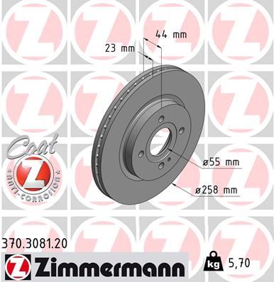 Brake Disc 370.3081.20