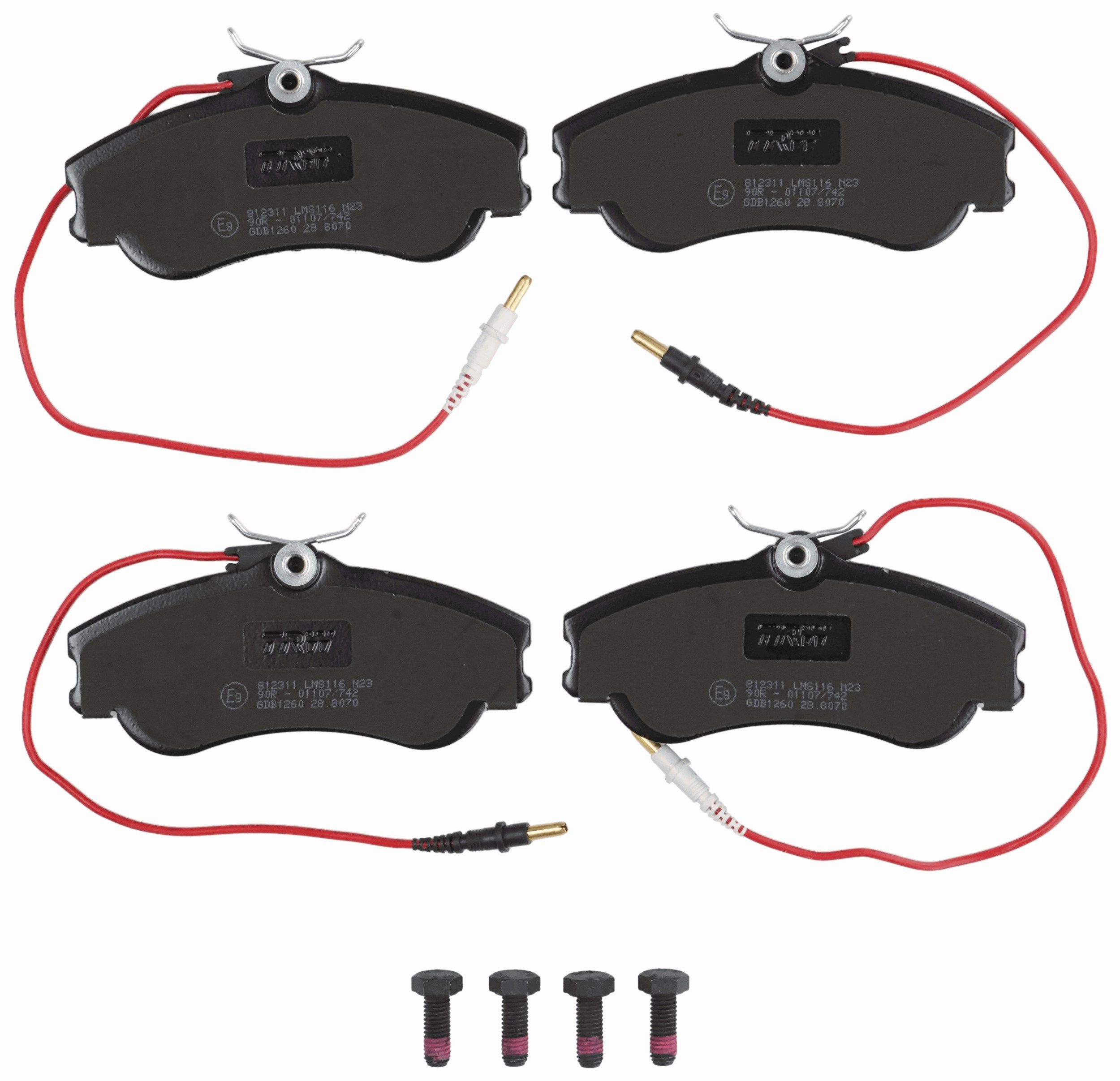 TRW DISC BRAKE PADS - TecDoc 2