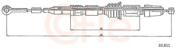 COFLE 10.811 - Seilzug, Feststellbremse