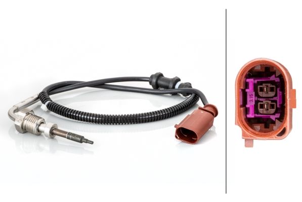 HELLA 6PT 014 494-881 - Sensor, Abgastemperatur