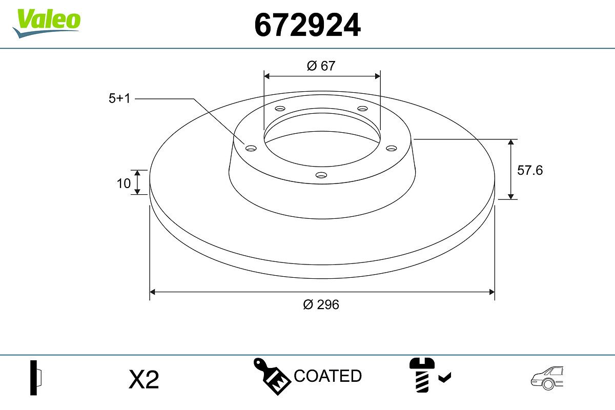 Brake Disc 672924